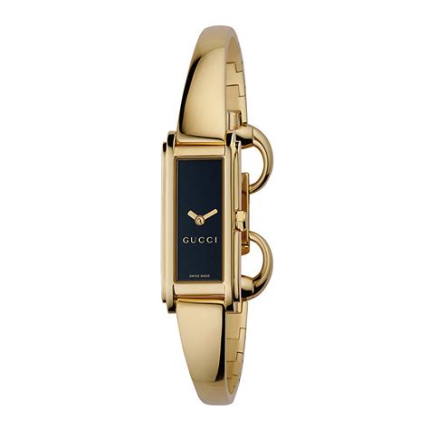 gucci g line ladies gold pvd bangle watch|Gucci bangle watch vintage.